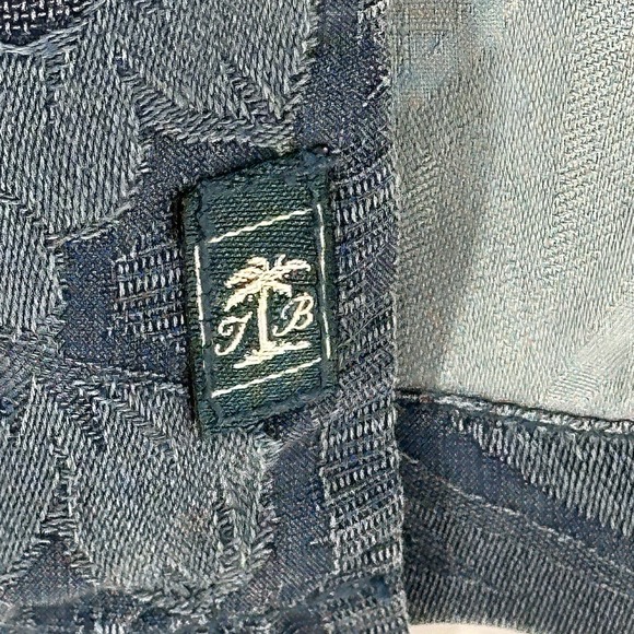 Tommy Bahama 100% Silk Shirt Mens 2XT Blue Short Sleeve Floral Hawaiian Tropical - Picture 5 of 10